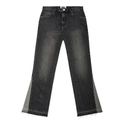 Black Nofs Flared Denim Jeans