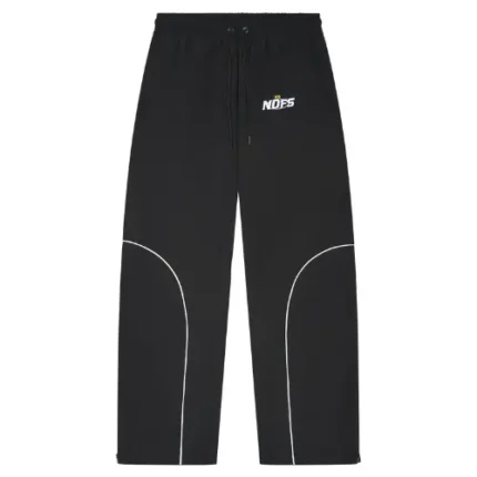 Black Noneofus Nylon Sweatpant