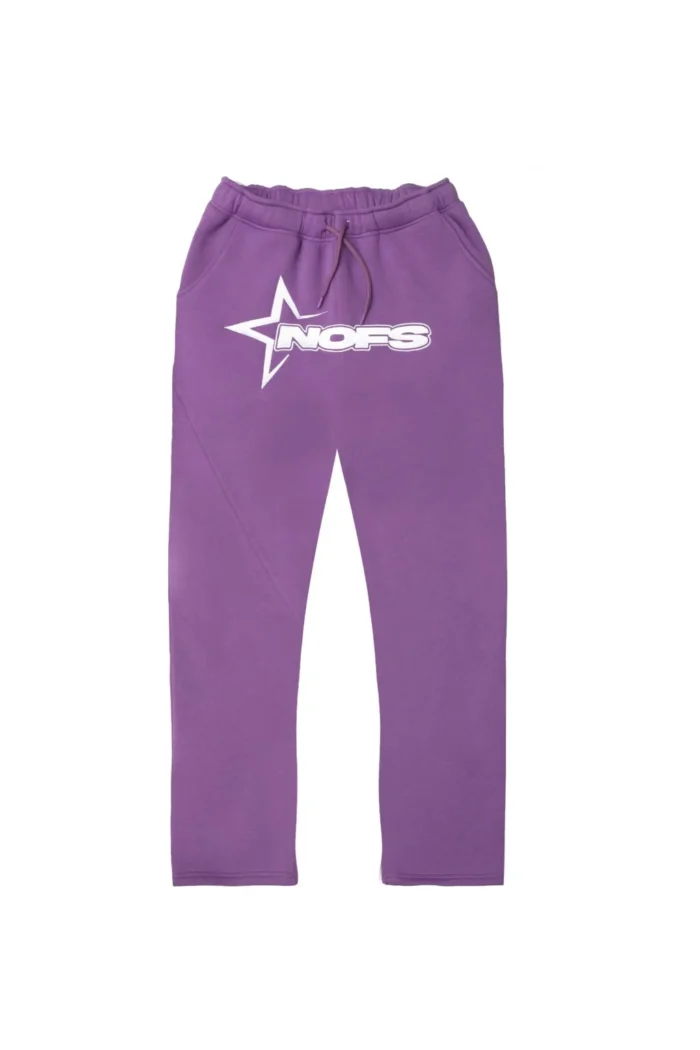 Purple NOFS Jogger Pants