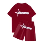 Nofs Summer T Shirt With Short – Mahroon