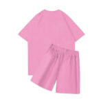 Nofs T shirt with Short Summer Tracksuit – Pink